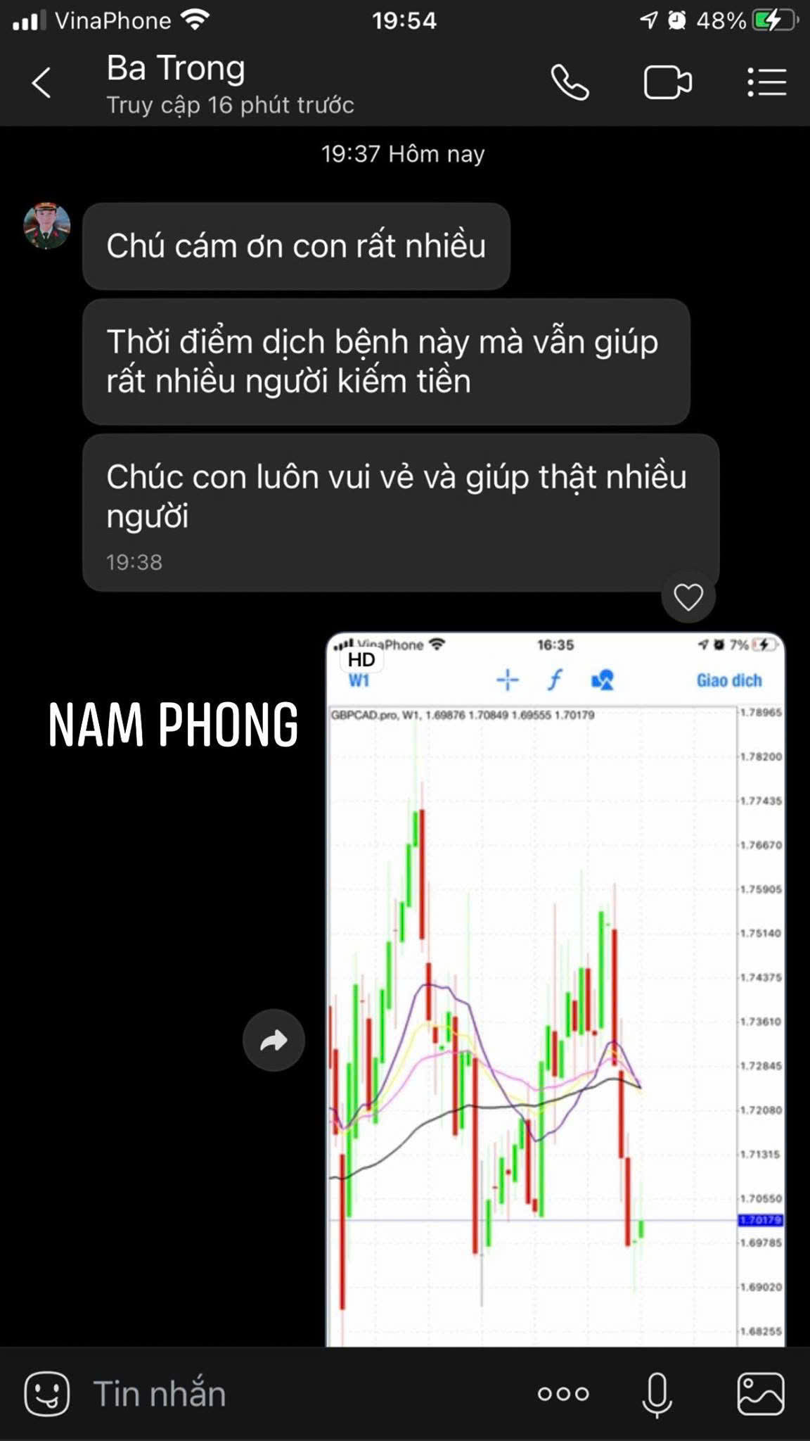 Feedback học viên 1